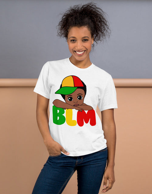 Load image into Gallery viewer, Little Boy Cutie Black Lives Matter T-Shirt
