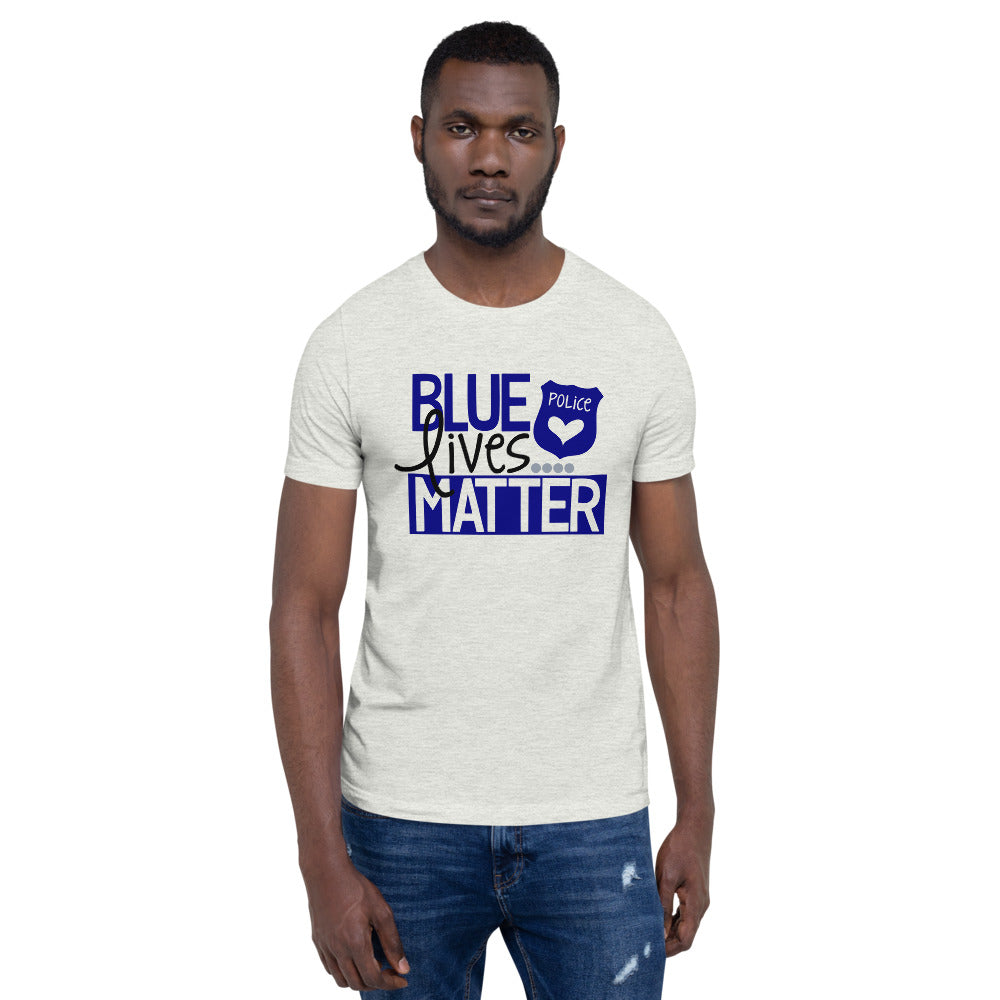 Blue Lives Matter Short-Sleeve Unisex T-Shirt