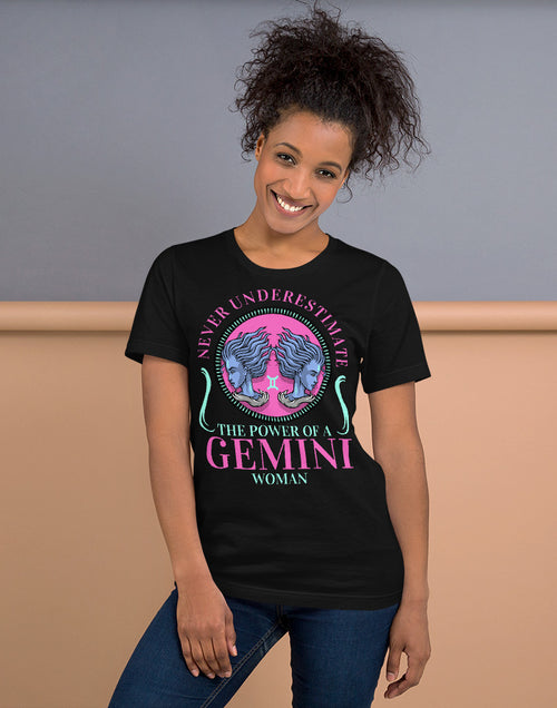 Load image into Gallery viewer, Zodiac Gemini Short-Sleeve Unisex T-Shirt
