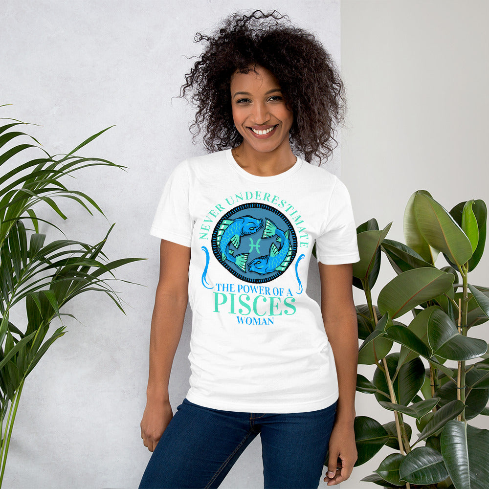 Zodiac Sign Pisces Short-Sleeve Unisex T-Shirt