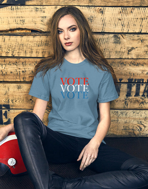 Load image into Gallery viewer, Vote Blue 2020 Short-Sleeve Unisex T-Shirt
