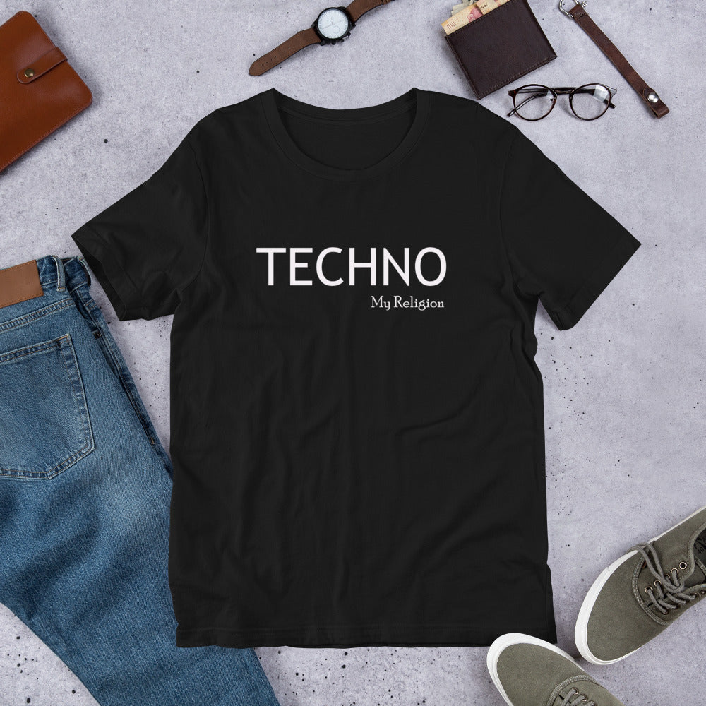 TECHNO Short-Sleeve Unisex T-Shirt