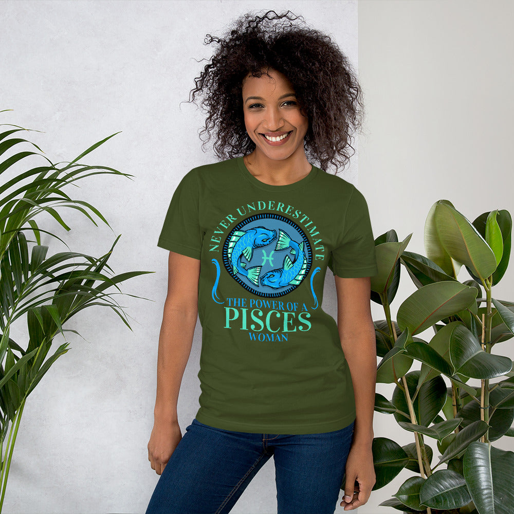 Zodiac Sign Pisces Short-Sleeve Unisex T-Shirt