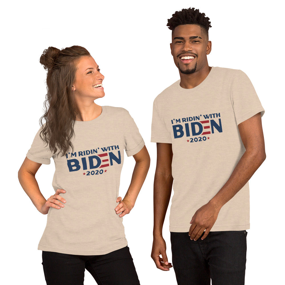 I'm Ridin with  Biden Short-Sleeve Unisex T-Shirt