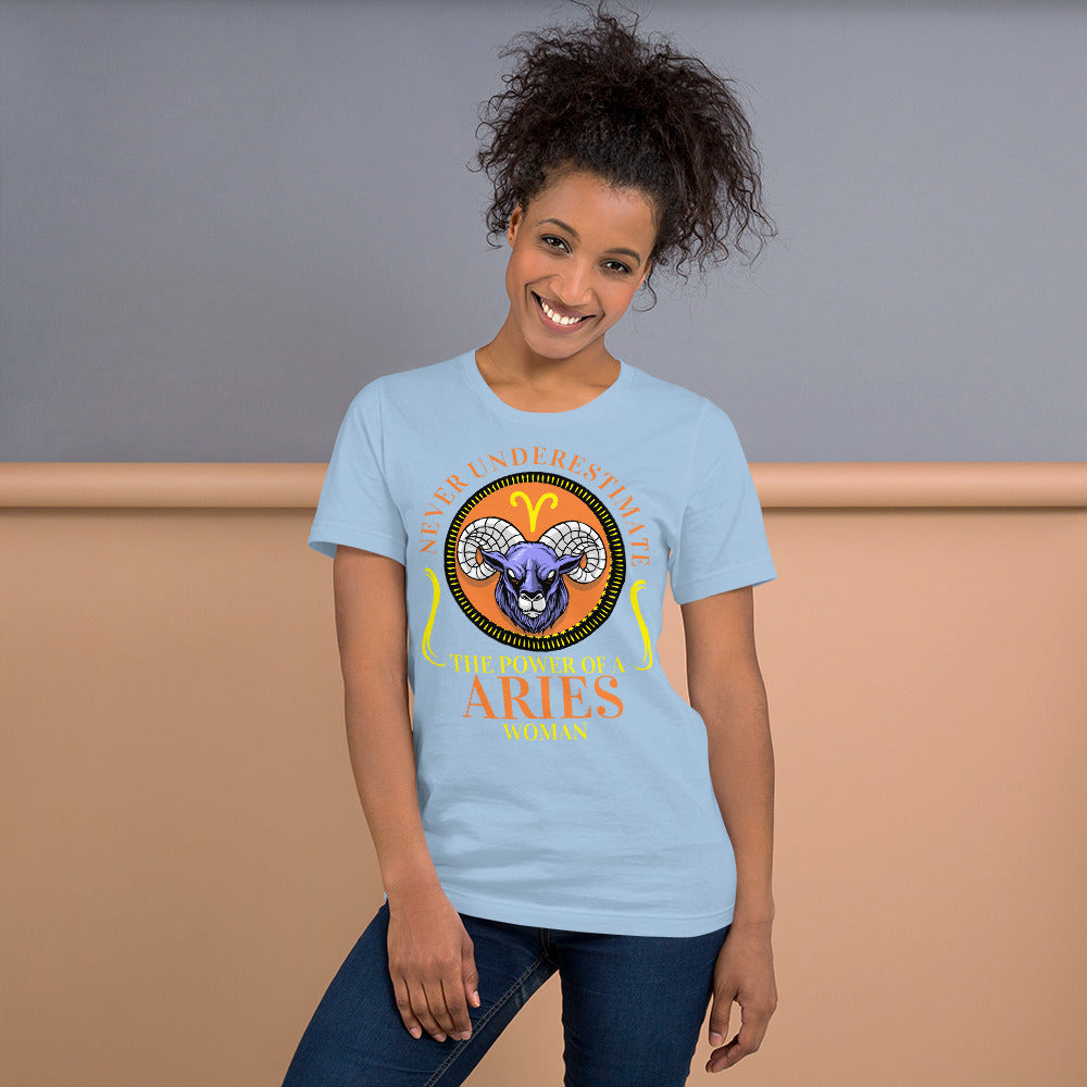 Zodiac Sign Aries Short-Sleeve Unisex T-Shirt