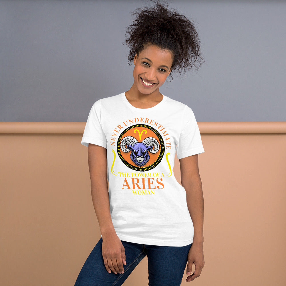 Zodiac Sign Aries Short-Sleeve Unisex T-Shirt