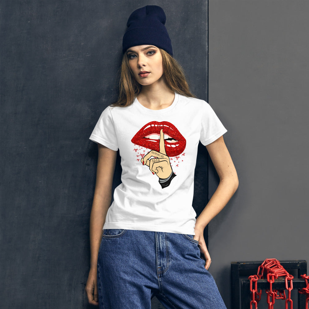 Quarantine Lips Women's short sleeve t-shirt