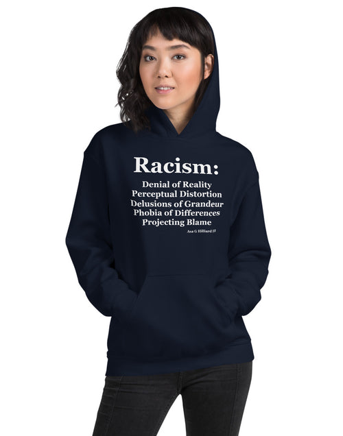 Load image into Gallery viewer, Racism Defined Unisex Hoodie
