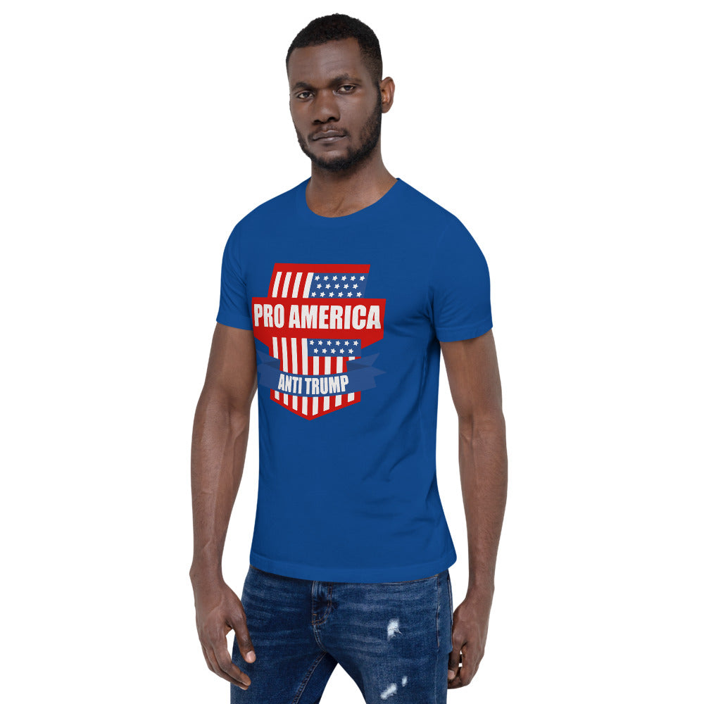 Pro-American, Anti-Trump Blue  T-shirt