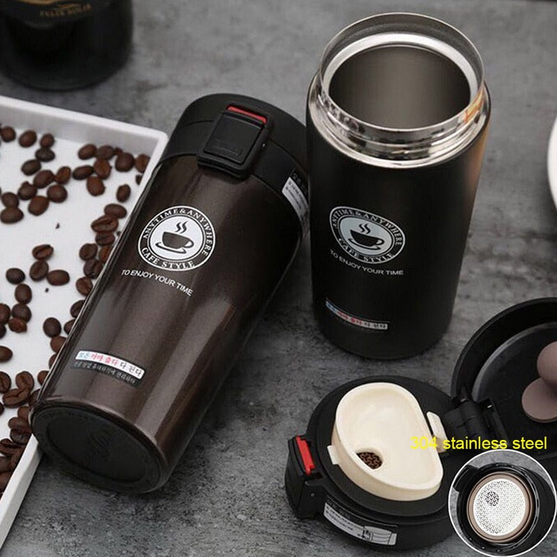 Portable Spill Proof Travel Mug Vacuum Flask