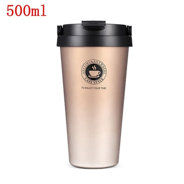 Portable Spill Proof Travel Mug Vacuum Flask