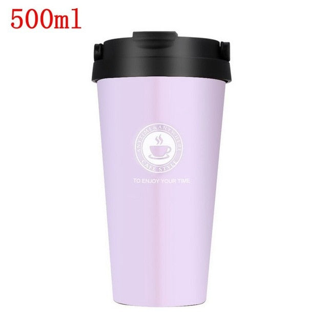 Portable Spill Proof Travel Mug Vacuum Flask