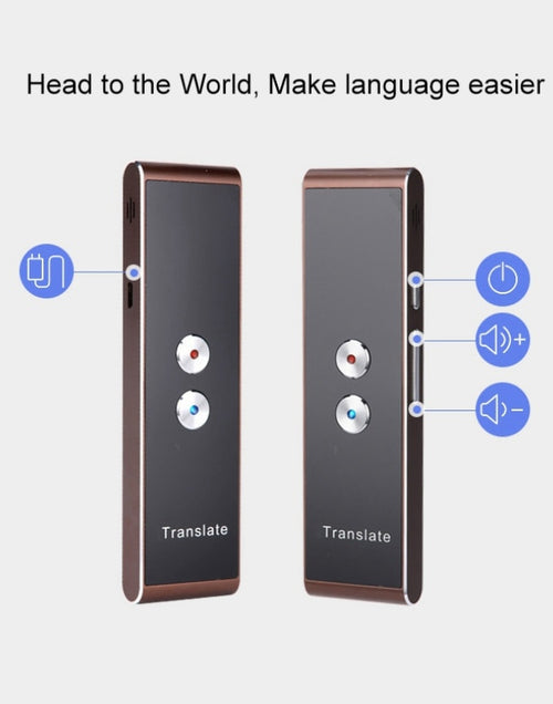 Load image into Gallery viewer, Portable Two-Way Real Time 40 Multi-Language Translator
