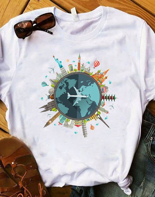 Load image into Gallery viewer, Fashion Vintage  Cute Tshirt
