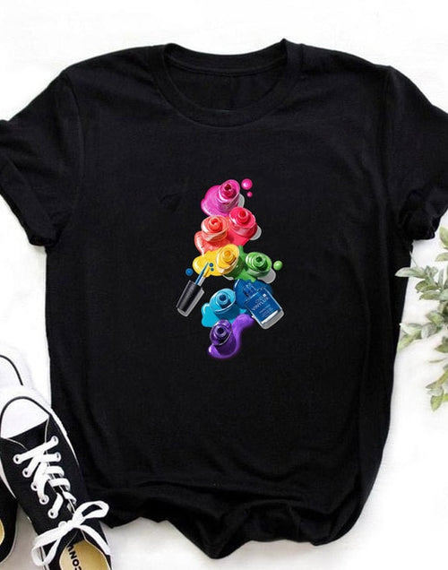 Load image into Gallery viewer, Fashion Vintage  Cute Tshirt
