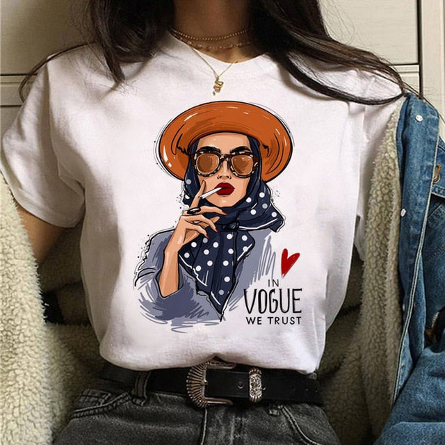 New Vogue Graphic  T-shirt