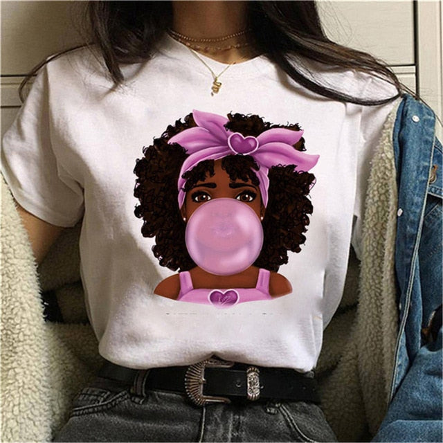 Cool Melanin Black Girl Print