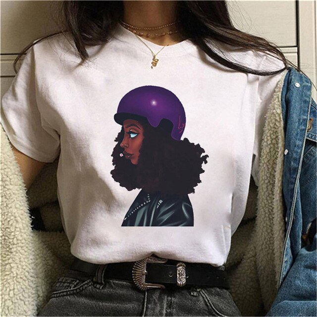 Cool Melanin Black Girl Print