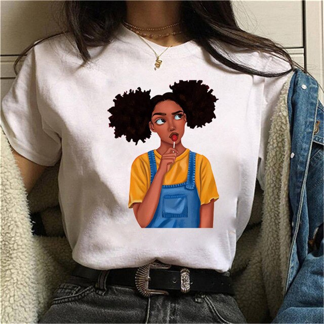 Cool Melanin Black Girl Print