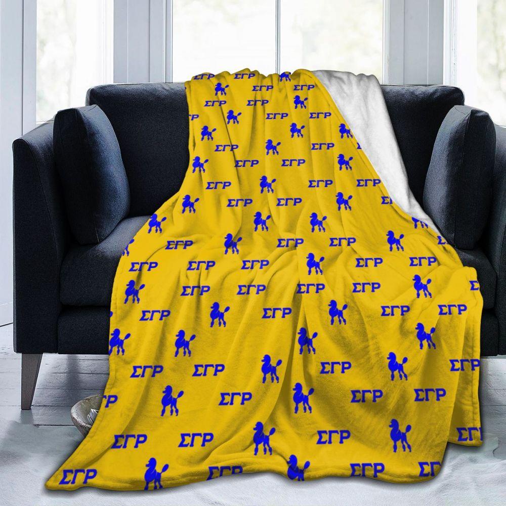 Sigma Gamma Rho Comfortable Flannel Sofa Blanket