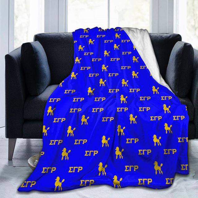 Sigma Gamma Rho Comfortable Flannel Sofa Blanket