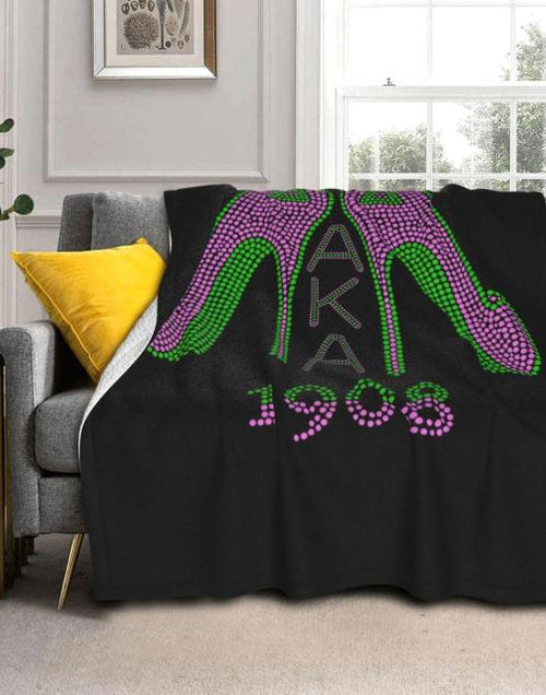 Load image into Gallery viewer, New 3d Printed Aka Fleece Blanket For Bed Thick Quilt Alpha Kappa Alpha Fashion Bedspread Sherpa Throw Blanket Office Nap Blanke
