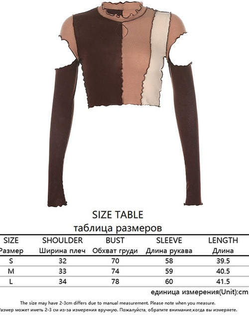 Load image into Gallery viewer, Vintage Patchwork Split Crop Top  Gothic Tees
