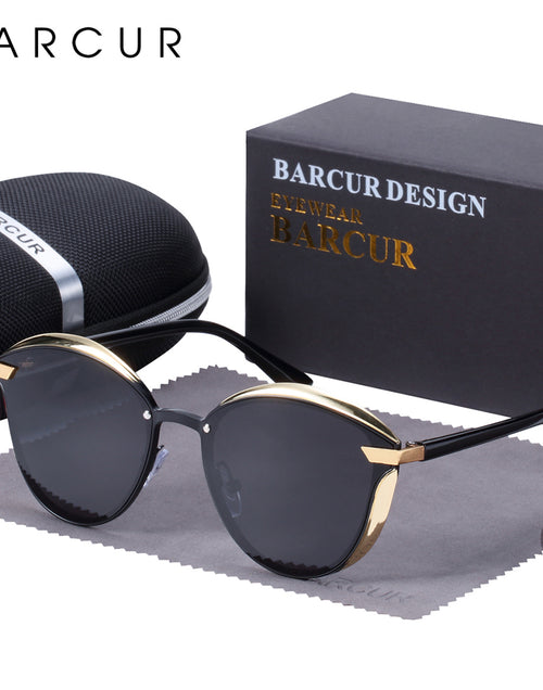 Load image into Gallery viewer, BARCUR Women Round Sunglasses De Soleil Femme
