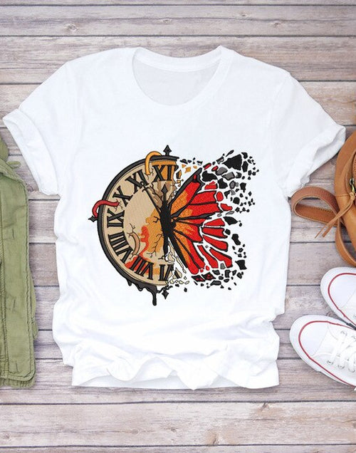 Load image into Gallery viewer, Summer Everyday Fashion Print  T-Shirts
