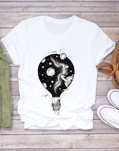 Load image into Gallery viewer, Summer Everyday Fashion Print  T-Shirts
