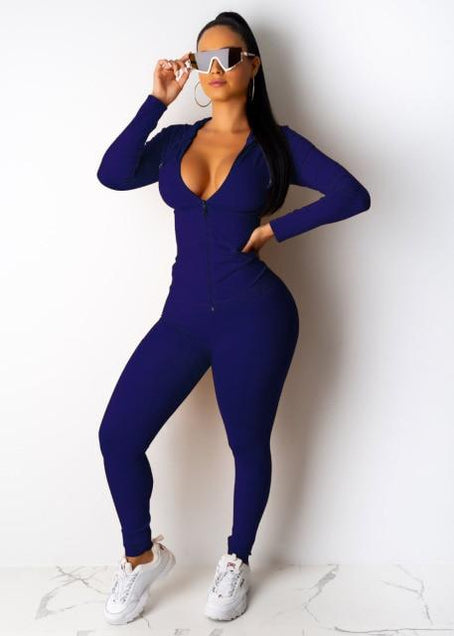 Load image into Gallery viewer, Two Piece Set, Long Sleeve Hooded Sporty Top with Matching Leggings
