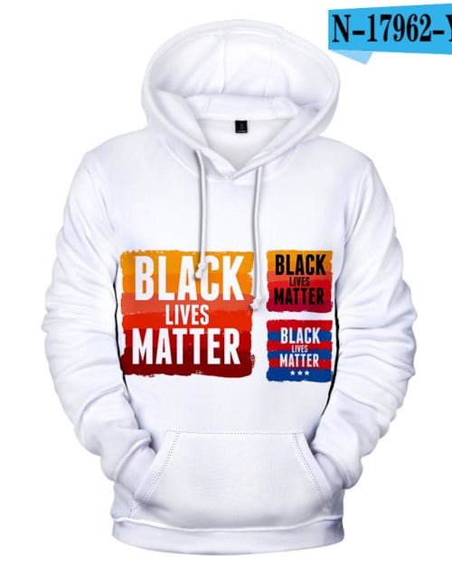 Load image into Gallery viewer, Popular Luxury 3D Printed Long Sleeve Casual Men/women Hooded His and Hers Clothes Teenage Outwear Black Lives Matter Hoodies
