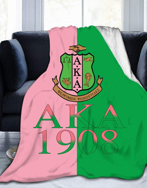 Load image into Gallery viewer, Sorority And Fraternity Greek Double layer Cashmere 310G Flannel Blanket popular Baby Blanket Lunch Break Blanket
