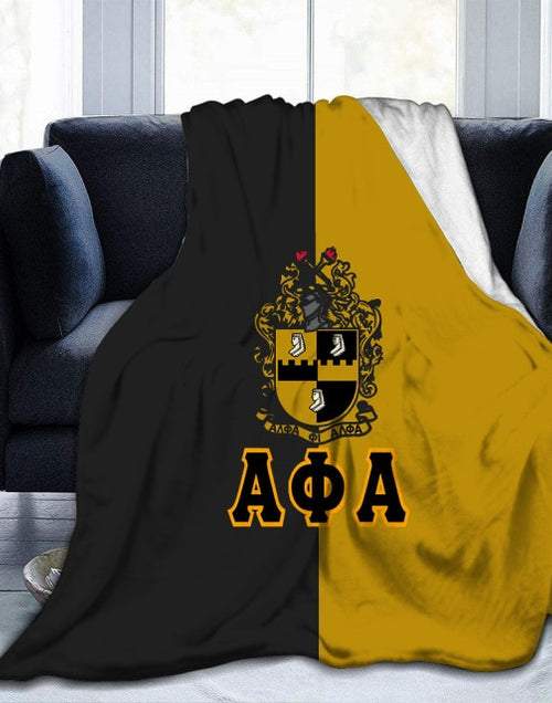 Load image into Gallery viewer, Sorority And Fraternity Greek Double layer Cashmere 310G Flannel Blanket popular Baby Blanket Lunch Break Blanket
