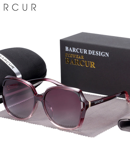 Load image into Gallery viewer, BARCUR Women Oversized Polarized Sunglasses
