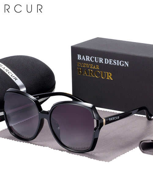 Load image into Gallery viewer, BARCUR Women Oversized Polarized Sunglasses
