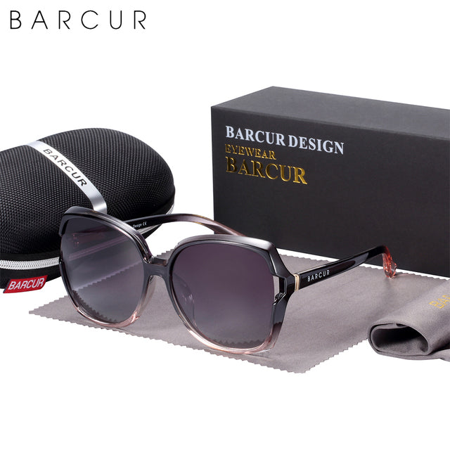 BARCUR Women Oversized Polarized Sunglasses