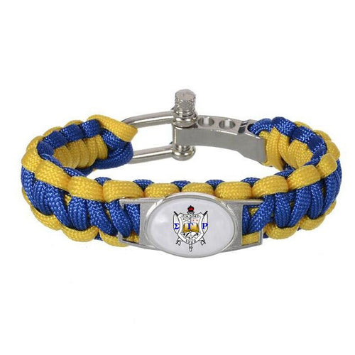 Load image into Gallery viewer, Custom Greek Letters SGR Sorority  550 Paracord Bracelets Sigma Gamma Rho Adjustable Survival Bracelet
