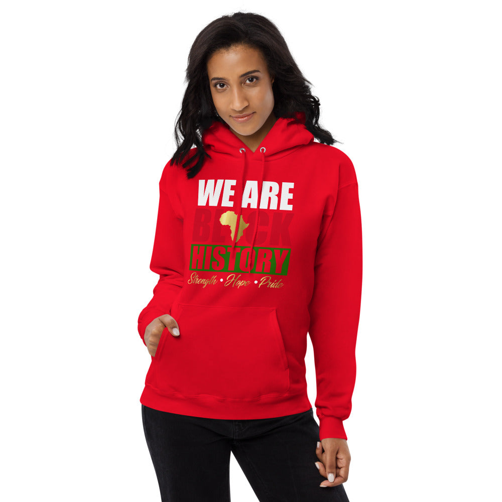 We are Black History Unisex fleece hoodie