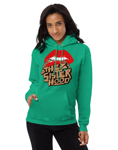 Load image into Gallery viewer, The Sisterhood Unisex fleece hoodie
