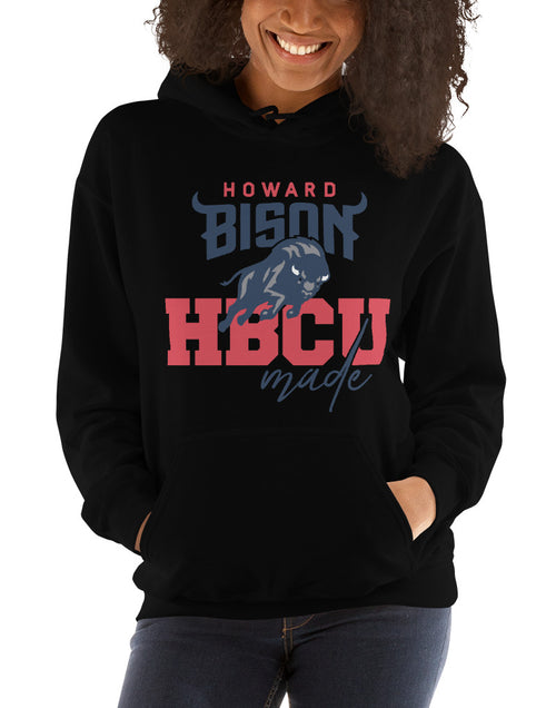 Load image into Gallery viewer, Howard Bison Love Unisex Hoodie
