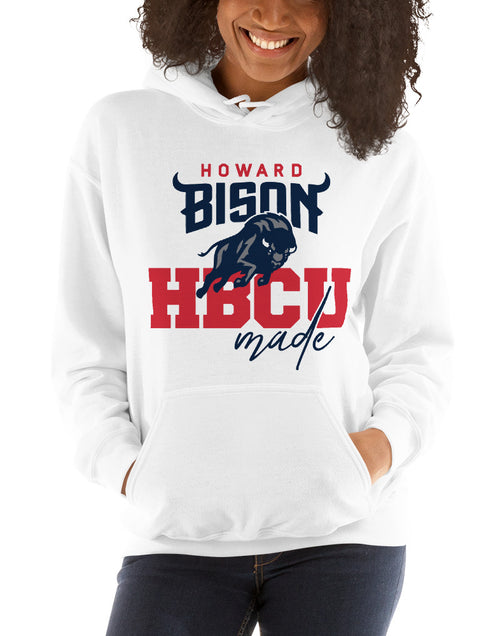 Load image into Gallery viewer, Howard Bison Love Unisex Hoodie
