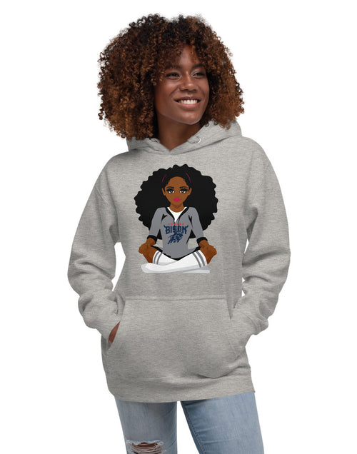 Load image into Gallery viewer, Howard Bison Girl Unisex Hoodie
