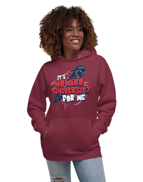 Load image into Gallery viewer, It&#39;s Howard U For Me Unisex Hoodie
