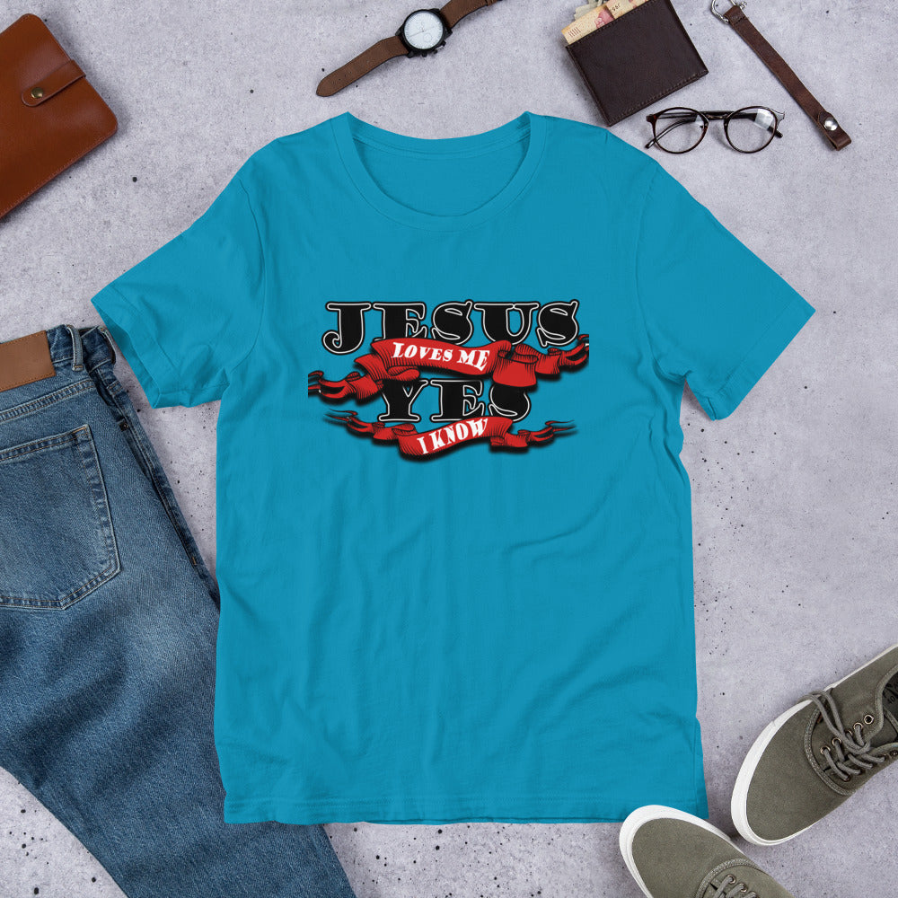 Jesus Loves Me Short-Sleeve Unisex T-Shirt