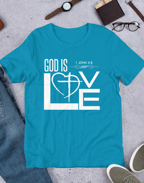 Load image into Gallery viewer, God Is Love Short-Sleeve Unisex T-Shirt
