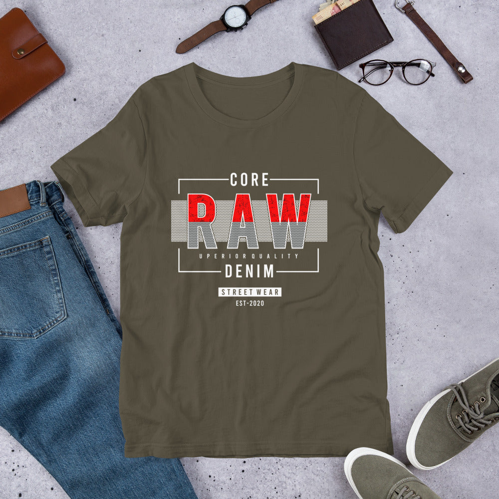 Core RAW Denim Short-Sleeve Unisex T-Shirt