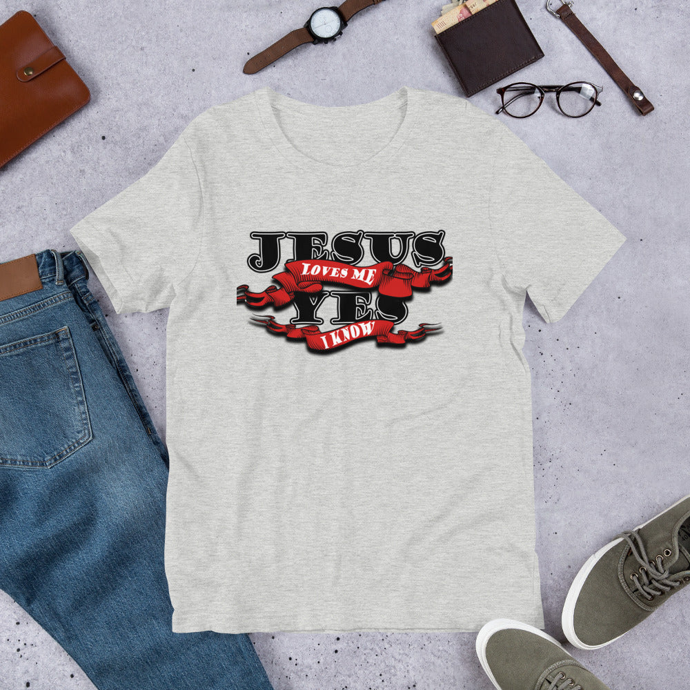 Jesus Loves Me Short-Sleeve Unisex T-Shirt