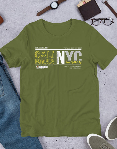 Load image into Gallery viewer, Cali - NYC Coast to Coast Short-Sleeve Unisex T-Shirt
