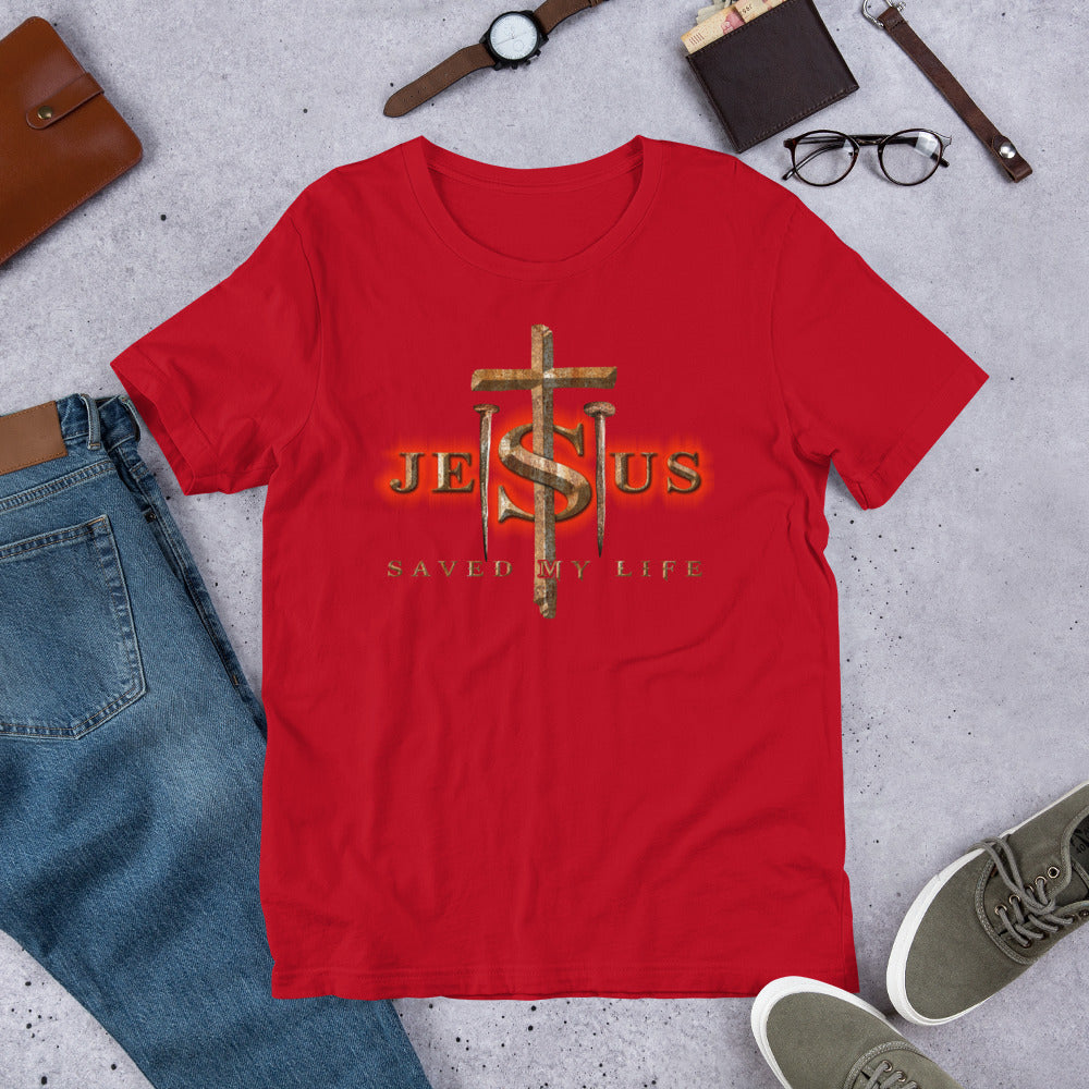 Jesus Saved My Life Short-Sleeve Unisex T-Shirt